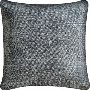 Pemberly Row 22x22 Dark Gray Fabric Speckled Decorative Pillow Cover