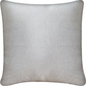 Pemberly Row 22x22 Light Gray Decorative Fabric Pillow Cover
