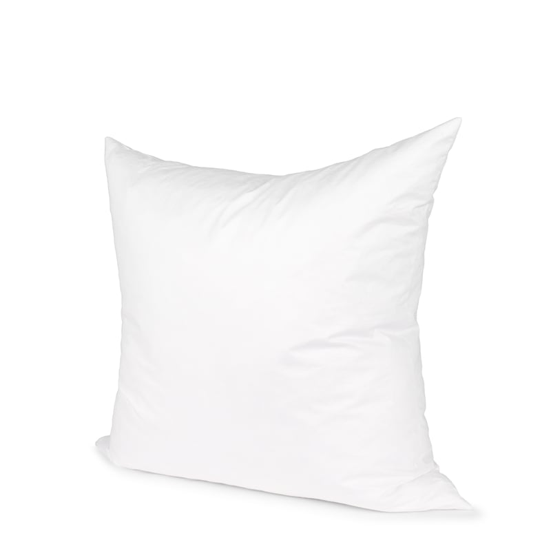 Pemberly Row 18x18 White Fabric Down Filled 745 GSM Pillow Insert