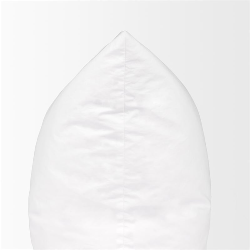 Pemberly Row 18x18 White Fabric Down Filled 745 GSM Pillow Insert
