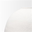 Pemberly Row Modern / Contemporary Large White Textured Ceramic Vase