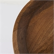 Pemberly Row 22.5Lx22.5Wx20.8H Brown Wood & Black Metal Base Nesting Side Tables