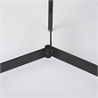 Pemberly Row 22.5Lx22.5Wx20.8H Brown Wood & Black Metal Base Nesting Side Tables