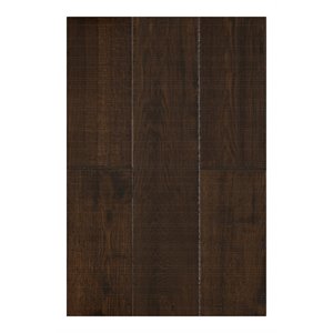Pemberly Row Traditional 1/2x7&quot Hardwood Flooring in Oak Brown