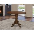 Pemberly Row Traditional Wood Dining Table in Espresso Finish