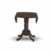 Pemberly Row Traditional Wood Dining Table in Espresso Finish