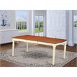 Pemberly Row Wood Butterfly Leaf Dining Table in Cream/Cherry