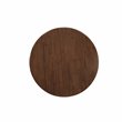 Pemberly Row Traditional Wood Dining Table with Pedestal Legs in Walnut