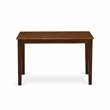 Pemberly Row Traditional Rectangular Wood Dining Table in Walnutt