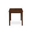 Pemberly Row Traditional Rectangular Wood Dining Table in Walnutt