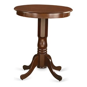 Pemberly Row 36&quot Wood Counter Height Dining Table in Mahogany