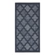 Pemberly Row Easy Care 2'x4' Navy Blue Fabric Modern Area Rug (2'x4')