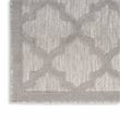 Pemberly Row Easy Care 5'x7' Silver Gray Fabric Modern Area Rug (5'x7')