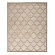 Pemberly Row Easy Care 7'x10' Fabric Natural Beige Modern Rug