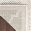 Pemberly Row Easy Care 8'x10' Ivory/White Indoor/Outdoor Rug
