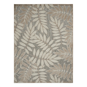 Pemberly Row 5'3&quotx7'5&quot Natural Indoor/Outdoor Polypropylene Rug