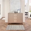 Pemberly Row Modern Transitional 2'x4' Bohemian Indoor Rug in Gray