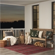 Pemberly Row Contemporary 6'x9' Red Rustic Indoor Polypropylene Rug