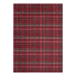Pemberly Row Contemporary 6'x9' Red Rustic Indoor Polypropylene Rug
