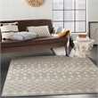 Pemberly Row Modern Transitional 6'x9' Bohemian Indoor Rug in Gray