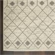 Pemberly Row 6'x9' Ivory/Gray Bohemian Indoor Polypropylene Rug