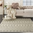 Pemberly Row 6'x9' Ivory/Gray Bohemian Indoor Polypropylene Rug