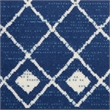 Pemberly Row Transitional 6'x9' Navy Bohemian Indoor Polypropylene Rug