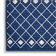 Pemberly Row Transitional 6'x9' Navy Bohemian Indoor Polypropylene Rug