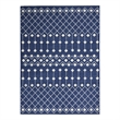 Pemberly Row Transitional 6'x9' Navy Bohemian Indoor Polypropylene Rug
