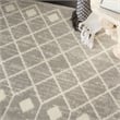 Pemberly Row Transitional 7'x10' Gray Bohemian Indoor Polypropylene Rug