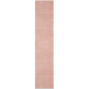 Pemberly Row Modern / Contemporary 2'2&quotx18 Pink Outdoor Plush Rug