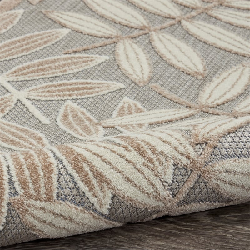 Pemberly Row 7'x10' Natural Indoor/Outdoor Polypropylene Rug