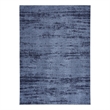 Pemberly Row Modern / Contemporary 4'x6' Denim Blue Plush Rug