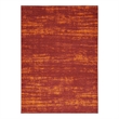 Pemberly Row Modern / Contemporary 4'x6' Red Finish Plush Rug