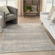 Pemberly Row Modern / Contemporary 6'x9' Grey/Beige Plush Rug