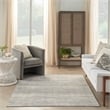 Pemberly Row Modern / Contemporary 6'x9' Grey/Beige Plush Rug