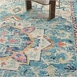 Pemberly Row 8'x10' Ivory/Light Blue Bohemian Indoor Polypropylene Rug