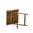 Pemberly Row Square Acacia Wood Outdoor Table in Natural Oil finish