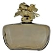 Pemberly Row Decorative Handmade Aluminum & Glass Perfume Bottle Sculpture Gold
