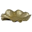 Pemberly Row Decorative Handmade Aluminum Flower Bowl in Gold