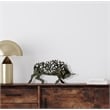 Pemberly Row Decorative Handmade Aluminum Abstract Bull Sculpture in Bronze