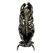 Pemberly Row Decorative Handmade Aluminum Abstract Bull Sculpture in Bronze