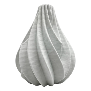 Pemberly Row 11-inch Tall Modern White Ceramic Vase in White