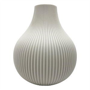 Pemberly Row Modern / Contemporary Textured Pear Shaped Ceramic Vase