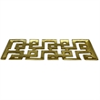 Pemberly Row 16-inch Long Decorative Handmade Aluminum Modern Tray in Gold