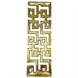 Pemberly Row 16-inch Long Decorative Handmade Aluminum Modern Tray in Gold