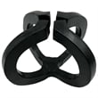 Pemberly Row 8-inch Wide Decorative Handmade Aluminum Modern Sculpture in Black