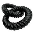 Pemberly Row Decorative Handmade Aluminum 6-inch Modern Chain Sculpture in Black