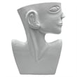 Pemberly Row 14.5-inch Tall Decorative Handmade Aluminum Face Flower Vase