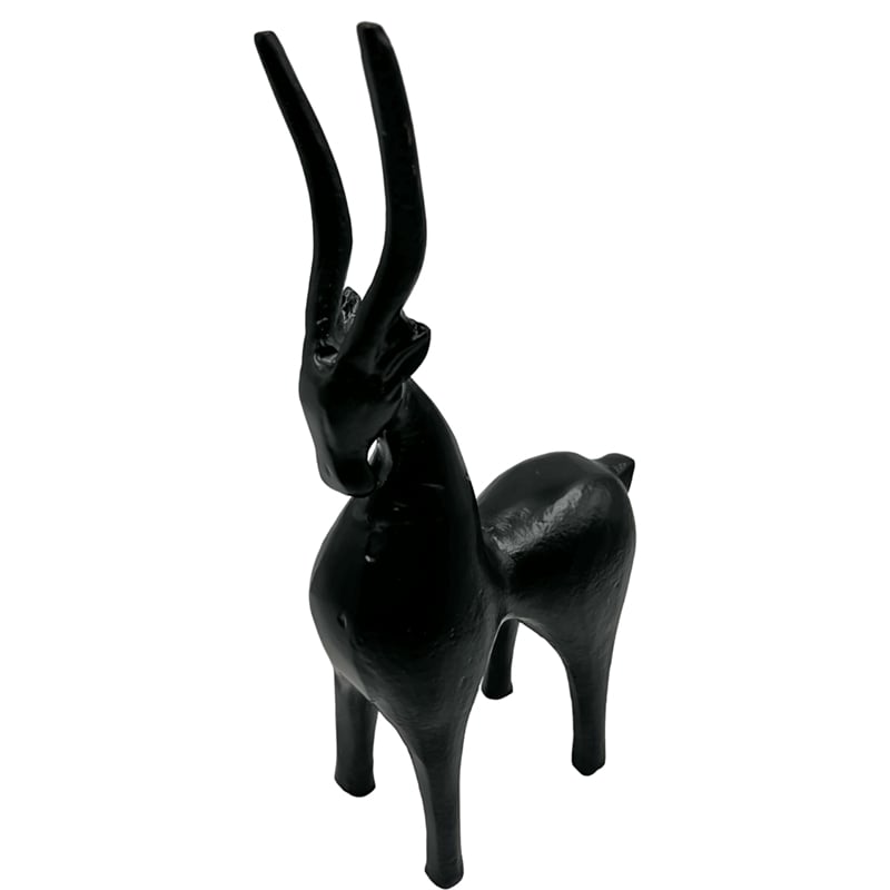 Pemberly Row 12-inch Tall Decorative Handmade Aluminum Goat Sculpture
